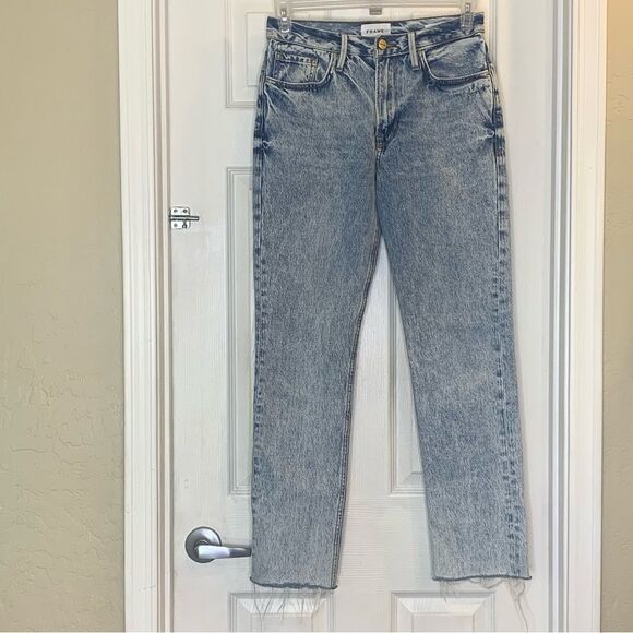 Frame Le Piper High Rise Straight Jeans Size 25 - Picture 4 of 13
